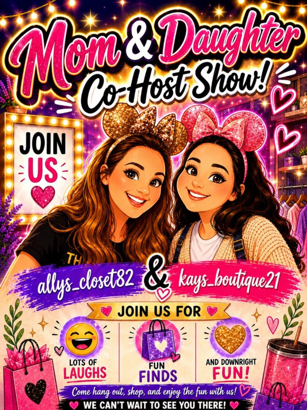 ✨💕 Mom & Daughter Co-Host Show! 💕✨
